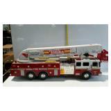Tonka hook and ladder firetruck, 34" long,