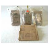 MREs, three full meals and four entrees only