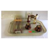 Thanksgiving decor with candles and candle