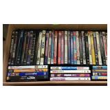 Box of dvds, mixed topics