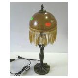 Home decor designer lamp with shade, and metal