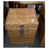 Smaller wicker storage basket, does match lot