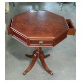 Accent table, mahogany finish, octagon top, with