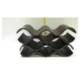 Modern wine rack, holds ten bottles, seller code