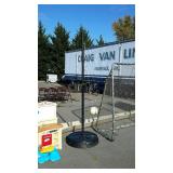 Tetherball and stand ball is wore