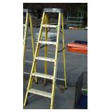 Husky fiberglass ladder