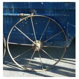 Iron 10 spoke wheel. 39" diameter. Match to lot