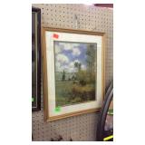 Framed wall picture 17x21