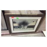 Winter scene wall decor 23x19