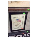 Stars and strips forever needle work picture