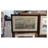 Country scene wall picture needs adjusted in