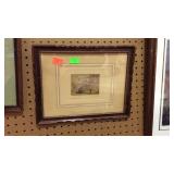 Springtime framed picture 13x10