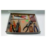 Tool Lot, wire stripper kit, misc screwdrivers