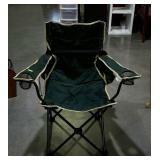 Folding outdoor chair, with storage bag