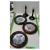 Home decor - three framed Villeroy & Boch fairy