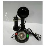 Vintage candlestick style rotary telephone - 13"