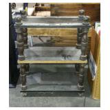 Mediterranean style small bookshelf, faux slate