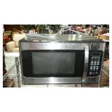 Hamilton Beach microwave, 1000 watts, stainless
