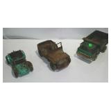 Older truck group - Nylint dune buggy, Lumar jeep,