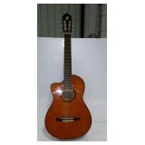 Valencia brand acoustic guitar with soft case