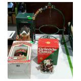 Group lot of Christmas decor