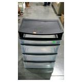 Sterlite storage tote is missing a drawer,