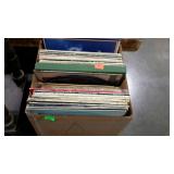 Large box of records