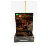 Asian style stacking jewelry storage boxes, as