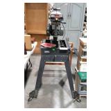 Craftsman radial arm saw is missing plywood piece