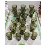 Group lot of mid century glassware, includes