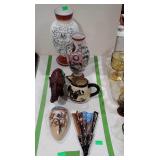 Group lot of oriental themed decor