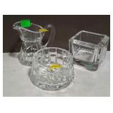 Waterford crystal cream & sugar and Tiffany