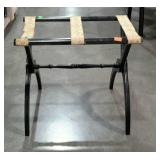 Folding luggage rack, damage to one cloth strap