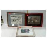 Three prints - Island bed & breakfast, Winter