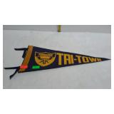 Older pennant - Tornados Tir-Town - 17" long