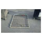 Chain link gate 32 in wide 42 in tall, old