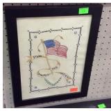 Stars and strips forever needle work picture