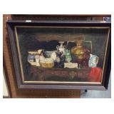 Oil on board framed 27x21 - Home decor items theme