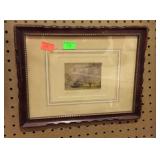 Springtime framed picture 13x10