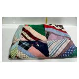 Quilt top only, measures 80 x 62