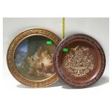 Group - 17" diameter nativity sun catcher, and 16"