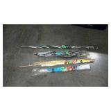 Group - one clamp on style umbrella, and three