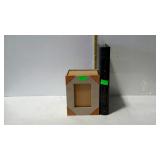 Home decor - one storage box with photo frame top,