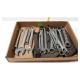 Tools - wrenches, one adjustable, one Craftsman