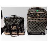 Two bags of luggage seller code GE