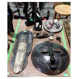 Group lot, of tribal art, seller code LY
