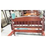 Jennie Lynn style bed with rails, full size