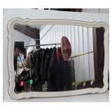 Mid century style wall hanging mirror, measures