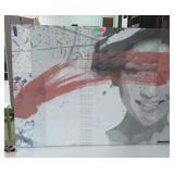 Large canvas picture of a woman