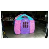 Playhut popup playhouse. Even has curtains in the